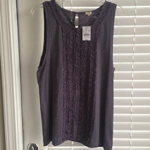 J Crew Sleeveless Top, size L